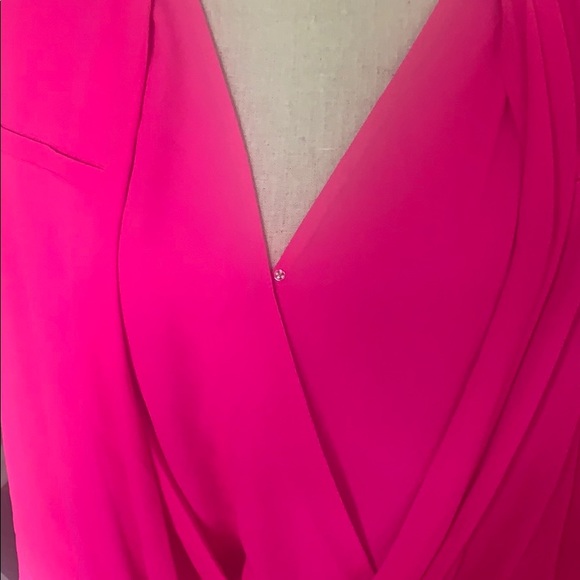 Xoxo m flowy hot pink tunic blouse - Picture 2 of 4